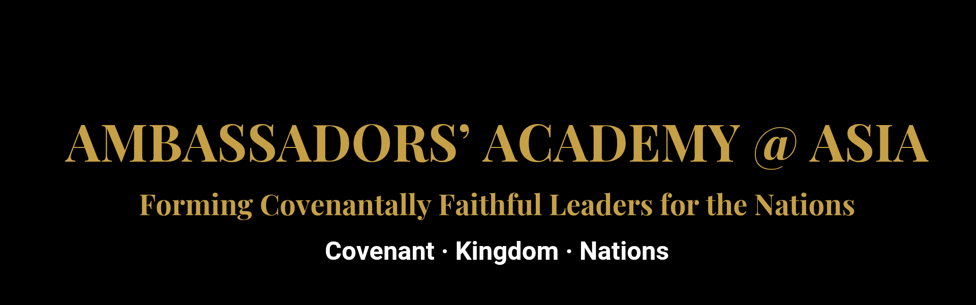 About Ambassadors Academy @ Asia